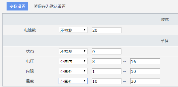 动环监控系统参数设置