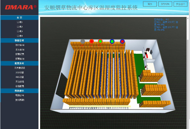 仓库3D画面监控