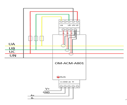 三相电量仪OM-ACM-A801