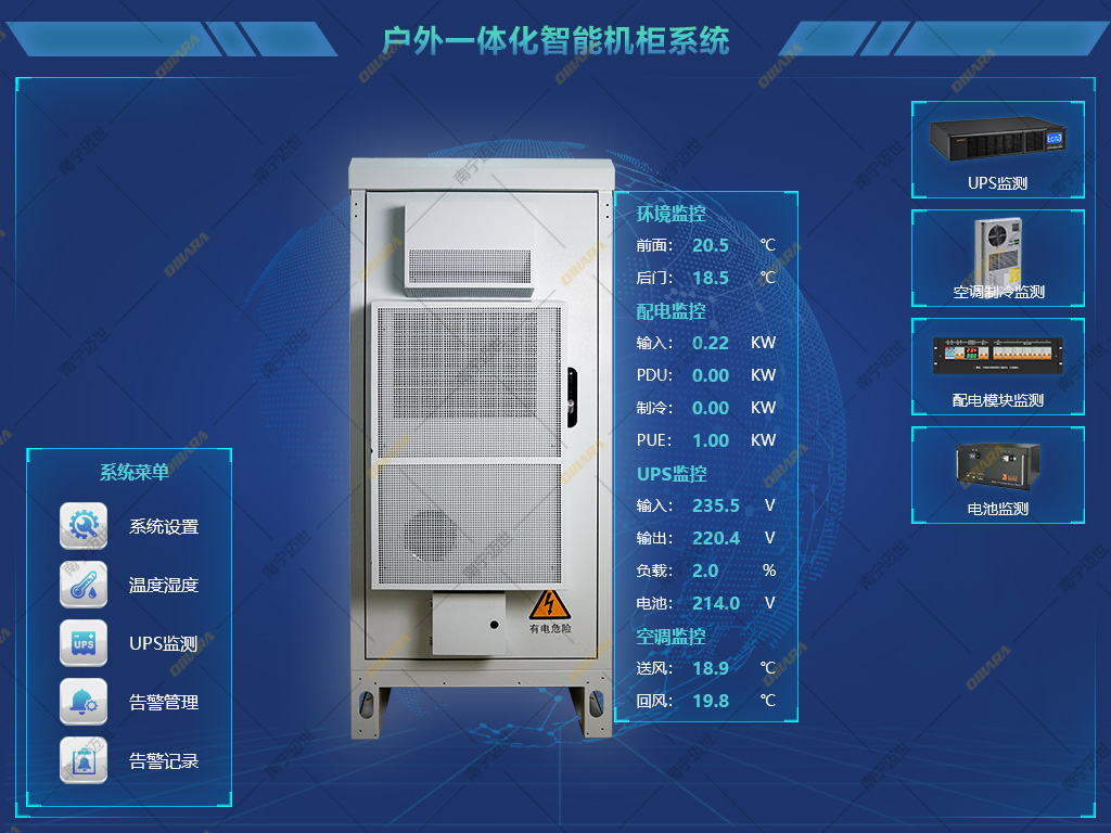 智能一体化柜监控界面长什么样？